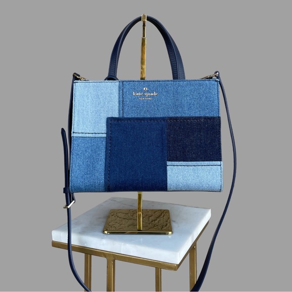 KATE SPADE 25th Anniversary Blue Denim Patchwork Thompson Street